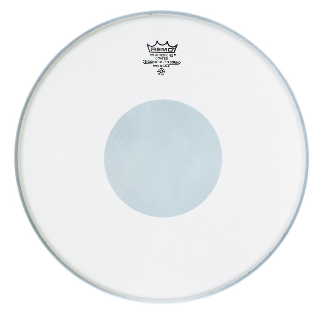 Remo 13" Controlled Sound Coated Drum Head with Black Dot