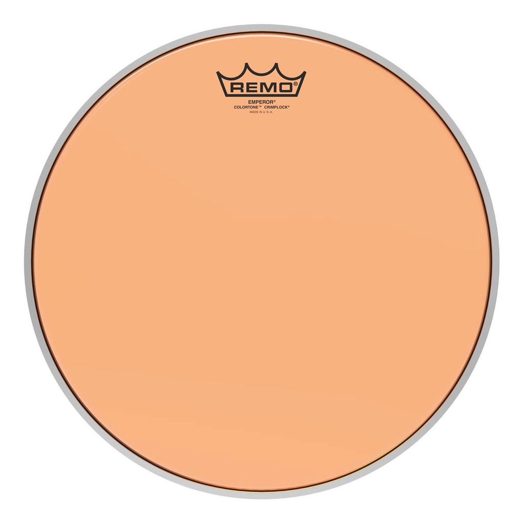 Remo 13" Emperor Colortone Orange Crimplock Marching Tenor Head
