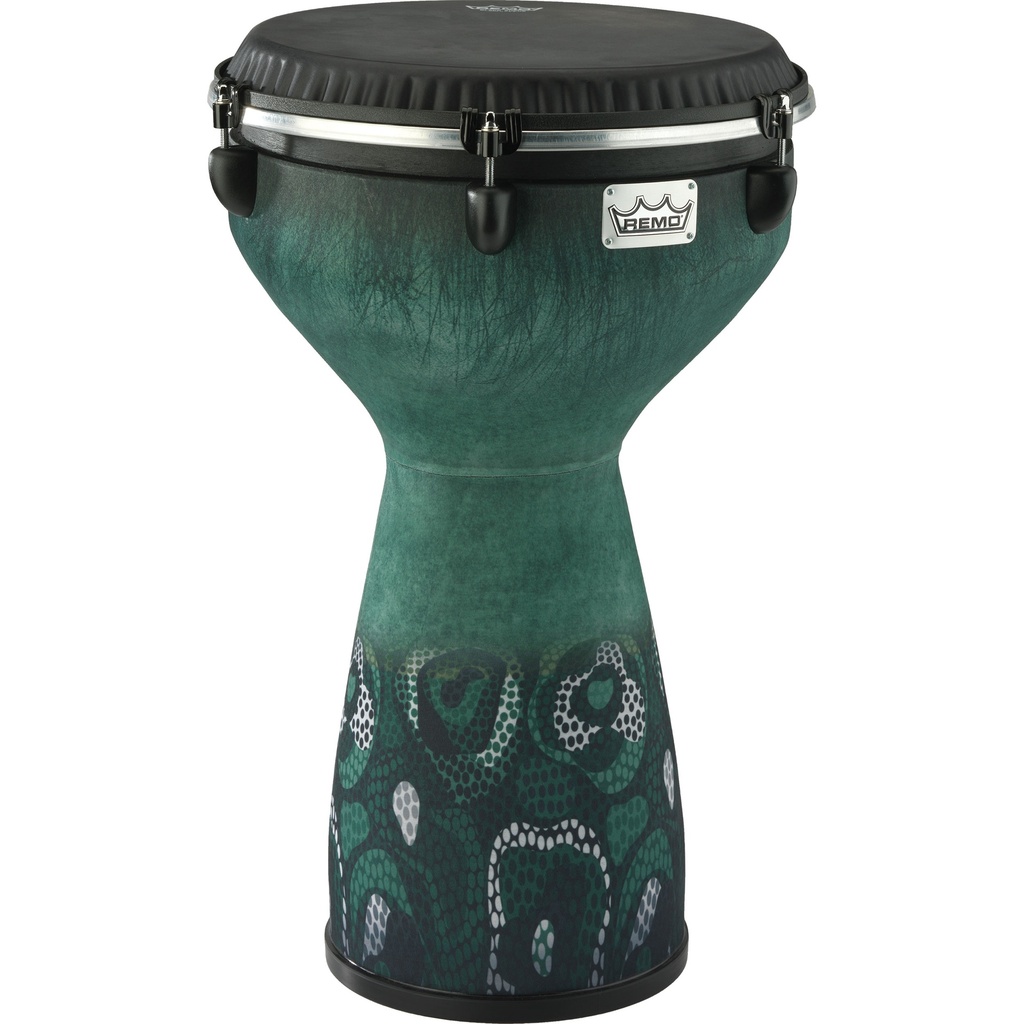 Remo 13" Flareout Djembe in Everglade Green