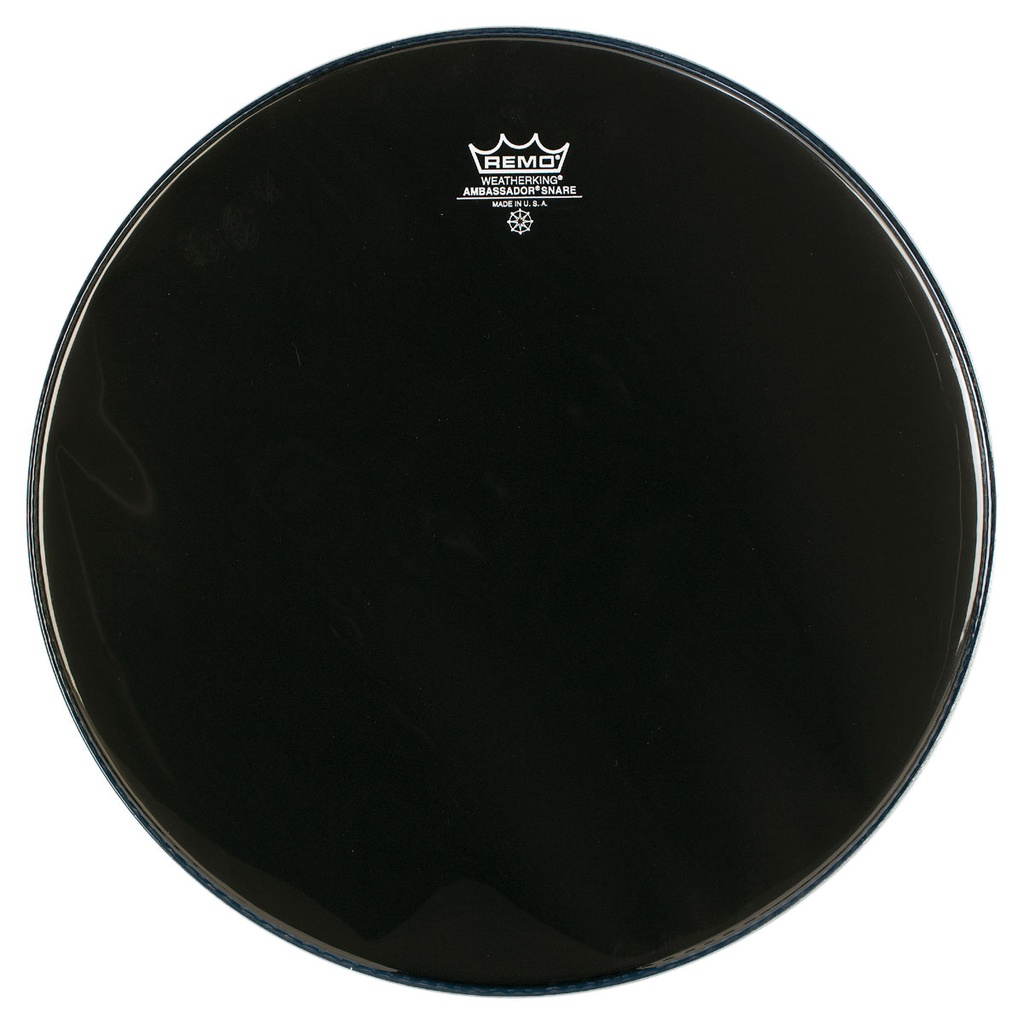 Remo 14" Ambassador Ebony Marching Snare Side (Bottom) Drum Head