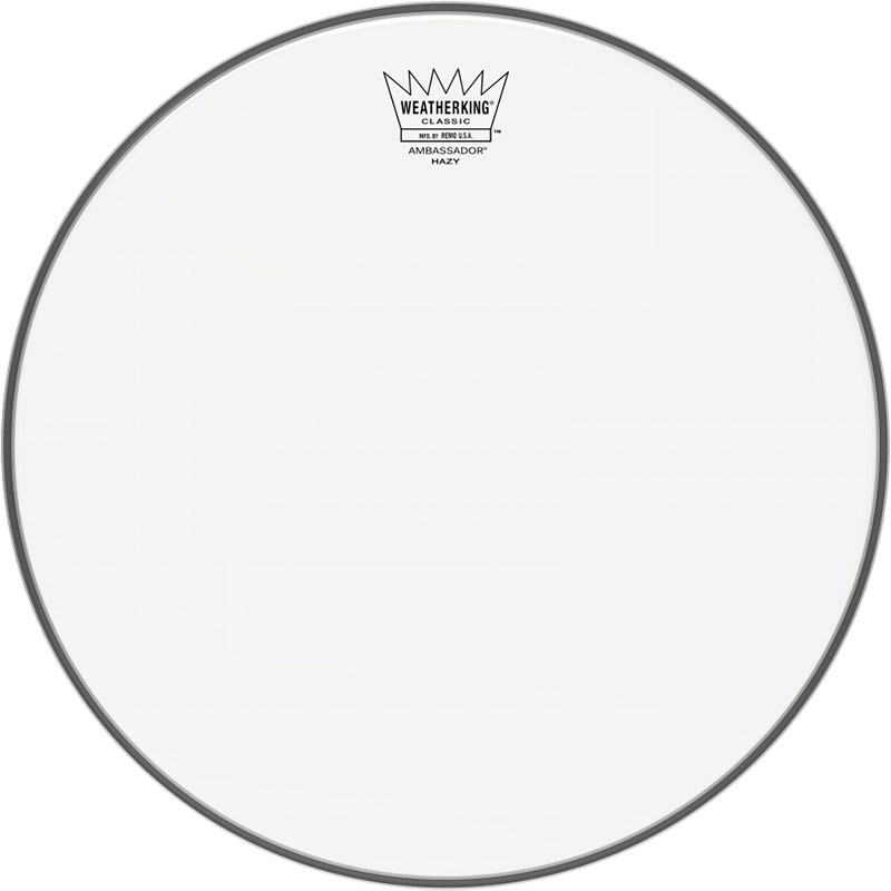 Remo 14" Ambassador Hazy Classic Fit Snare Side Drum Head