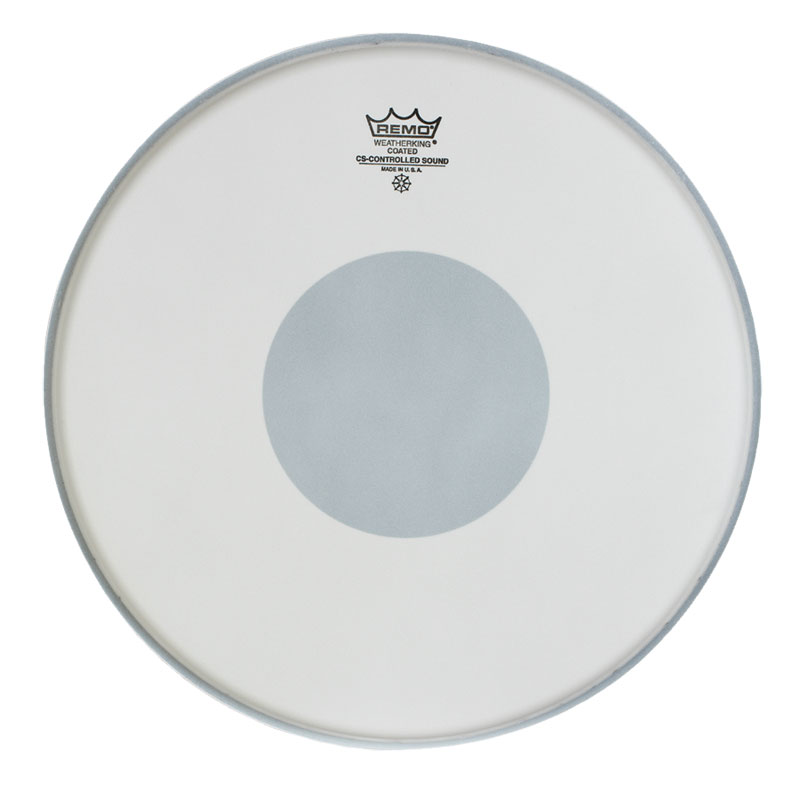 Remo 14" Controlled Sound Coated Drum Head with Black Dot