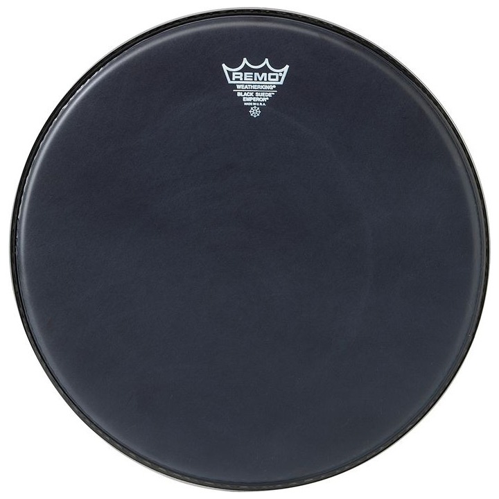 Remo 14" Emperor Black Suede Drum Head
