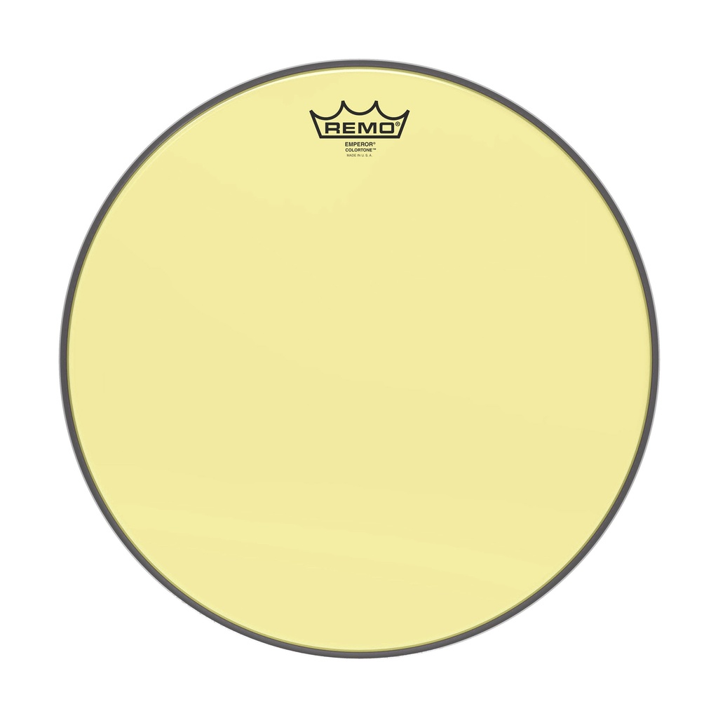 Remo 14" Emperor Colortone Yellow Drum Head