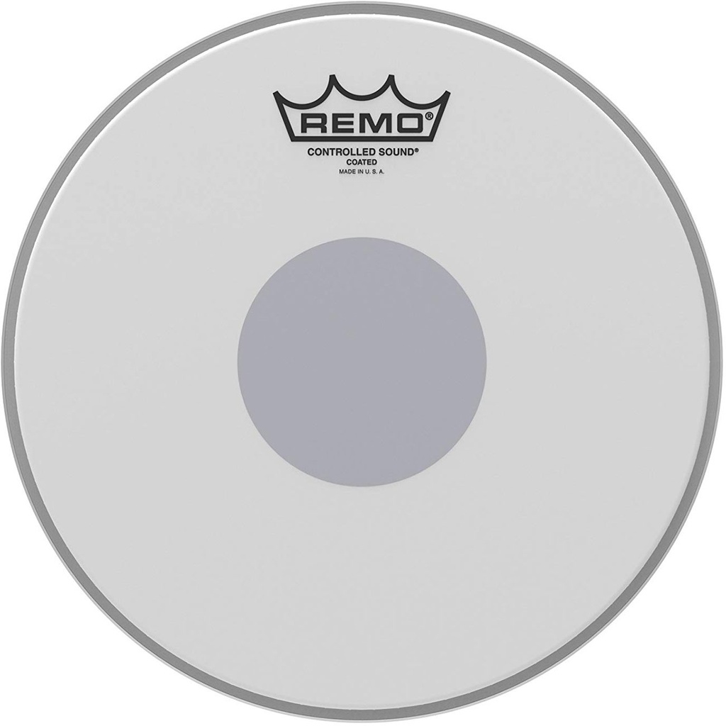 Remo 16" Controlled Sound Coated Drum Head with Black Dot