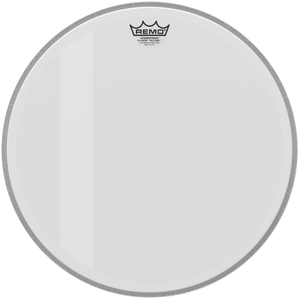 Remo 18" Powerstroke P3 Coated Felt Tone Bass Drum Head