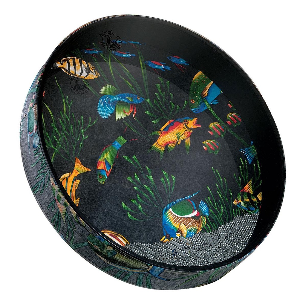Remo 2.5" x 12" Ocean Drum with Fish Graphic