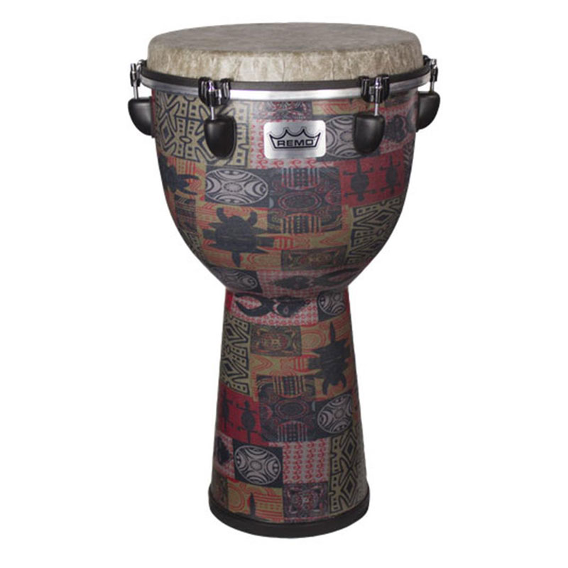 Remo 21" x 12" Apex Djembe in Red Kinte