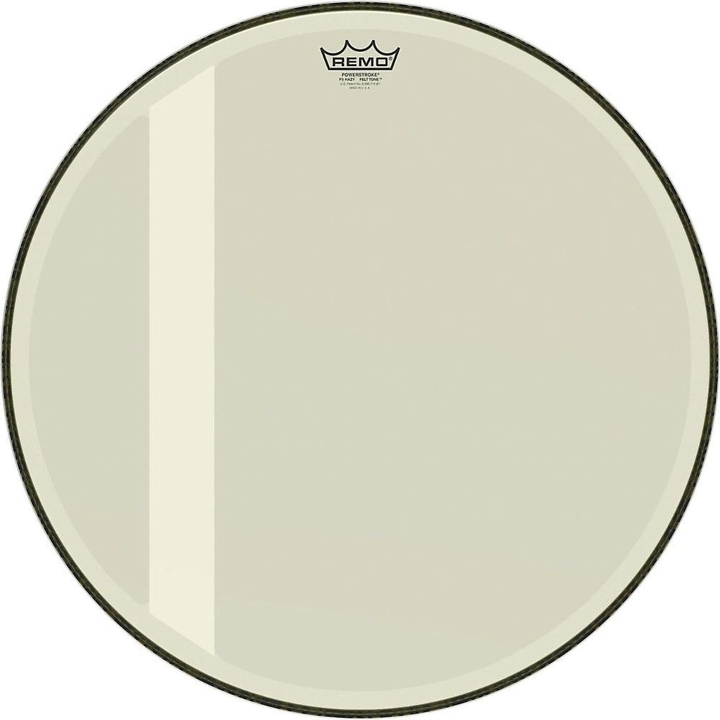 Remo 22" Powerstroke P3 Coated Felt Tone Bass Drum Head