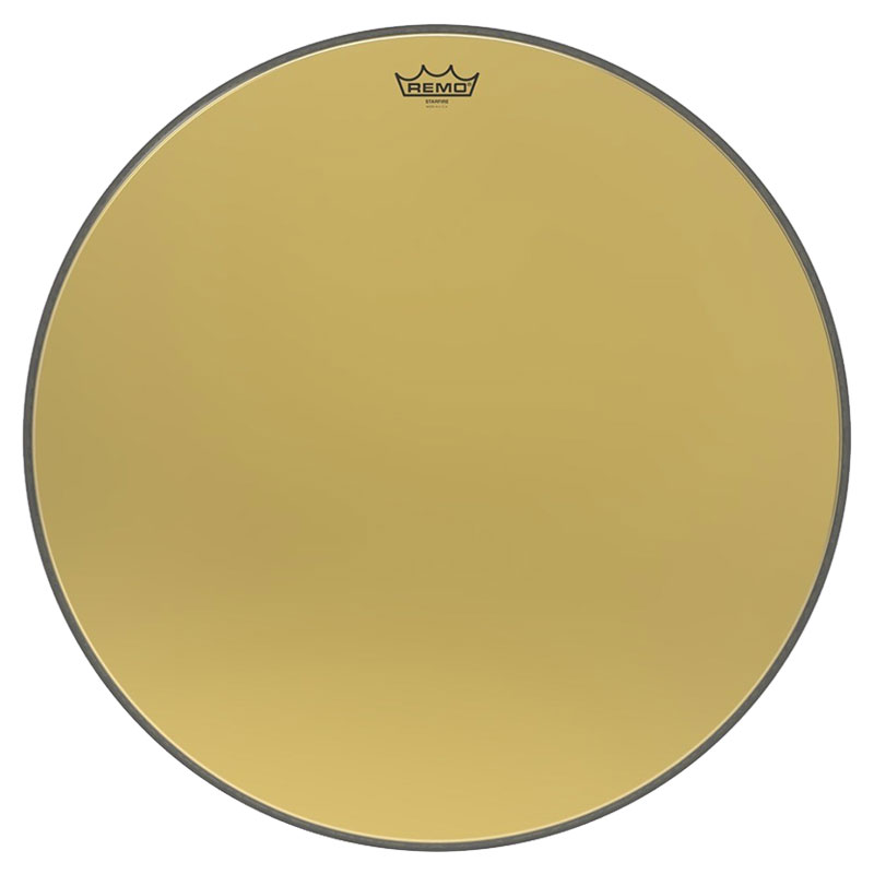 Remo 26" Ambassador Starfire Gold Bass Drum Head