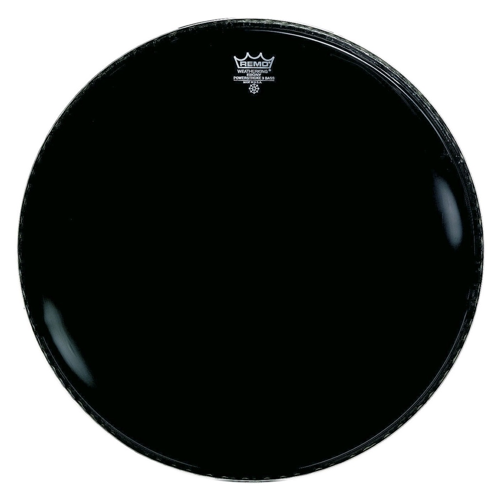 Remo 26" Powerstroke P3 Ebony Bass Drum Head