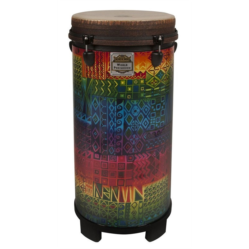 Remo 27" x 12" Key-Tuned Tubano in Fabric Rainbow