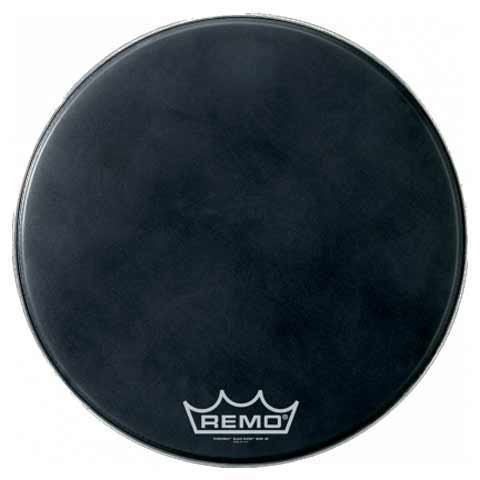 Remo 30" Powermax Black Suede Crimplock Marching Bass Drum Head