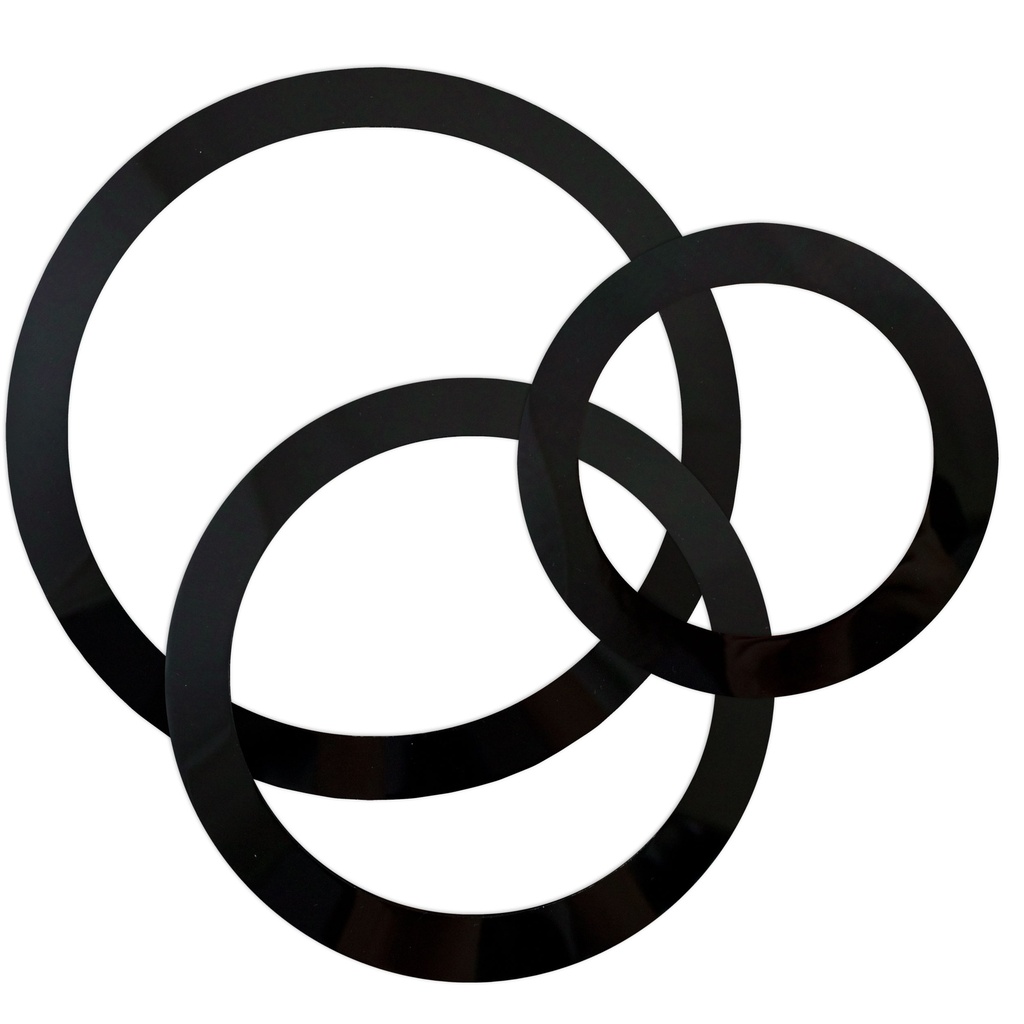 Remo 5/7/9 Black Bass Hole Cut Out Templates