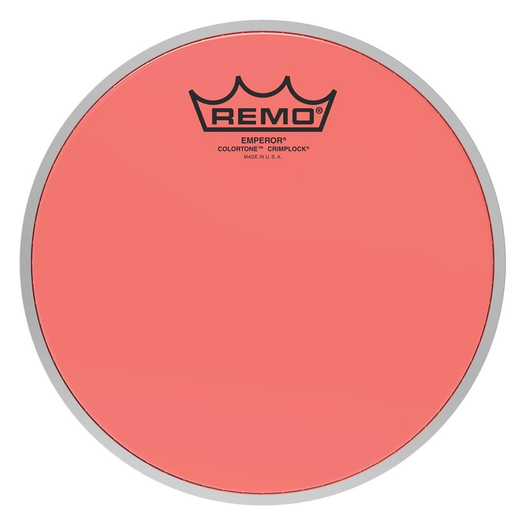 Remo 6" Emperor Colortone Red Crimplock Marching Tenor Head