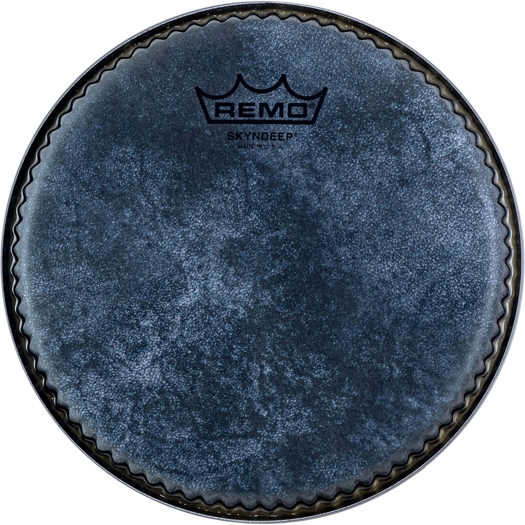 Remo 7.15" R-Series Low Collar Bongo Head Black Calfskin Graphic