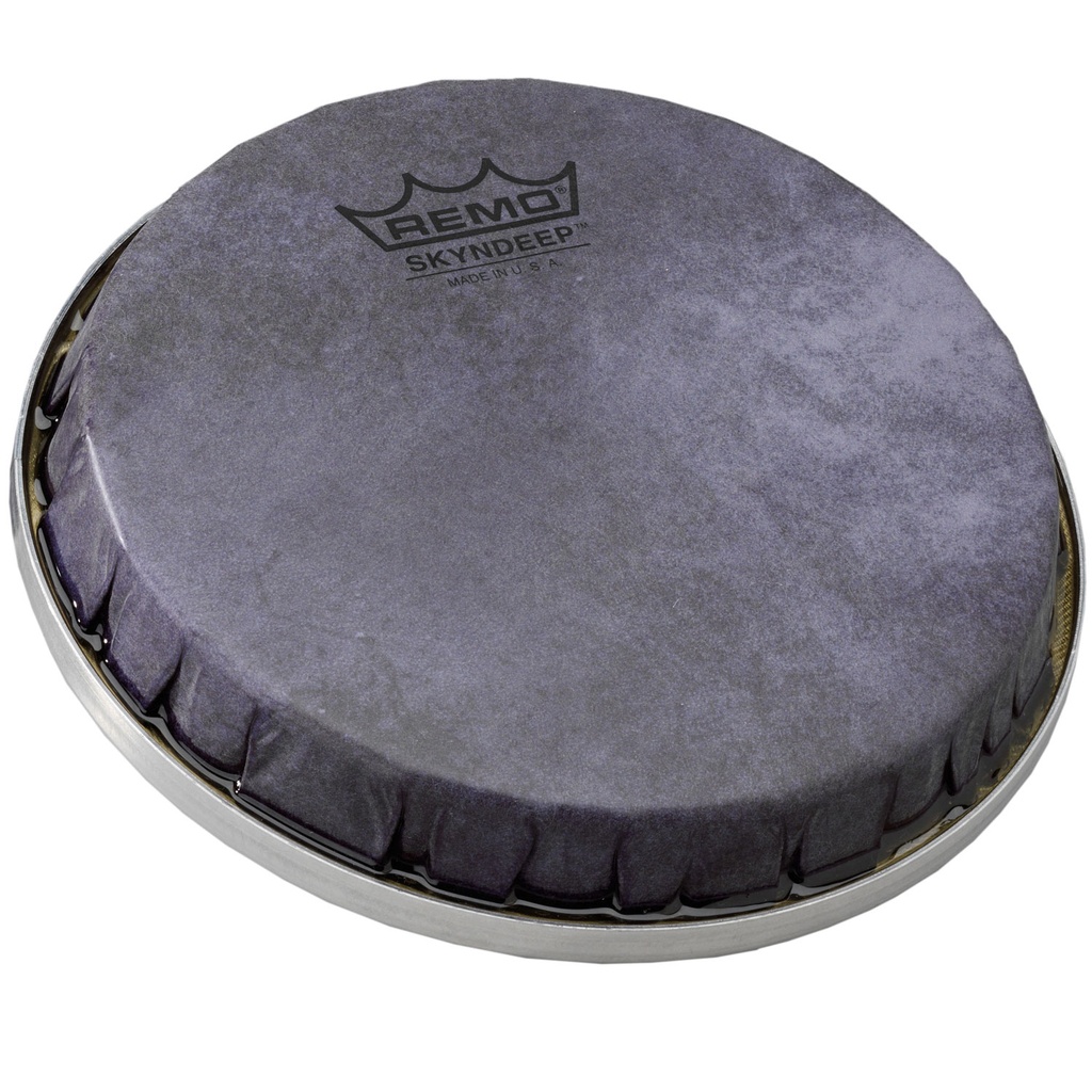 Remo 8" S-Series Skyndeep Bongo Drum Head/Black Calfskin Graphic