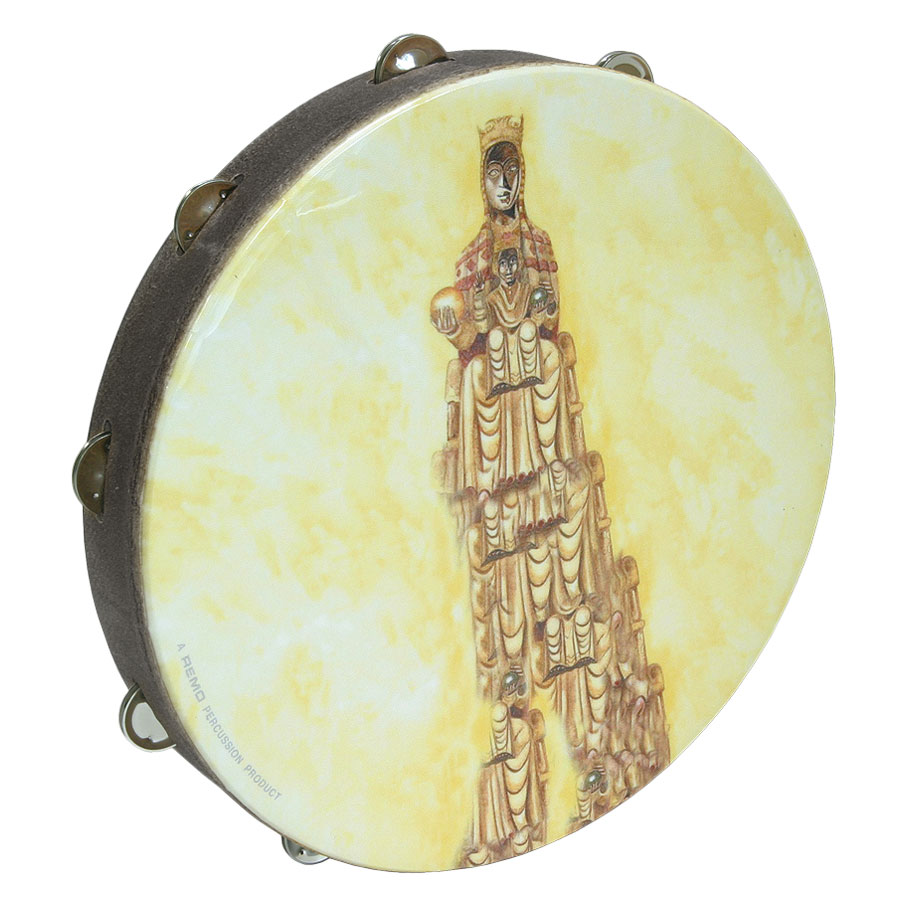 Remo Alessandra Belloni Black Madonna Tambourine