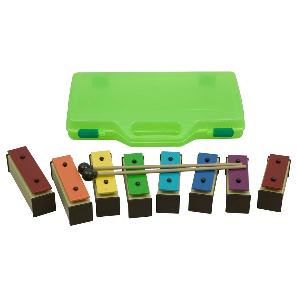 Rhythm Band Eight Note Plastic Resonator Bell Set