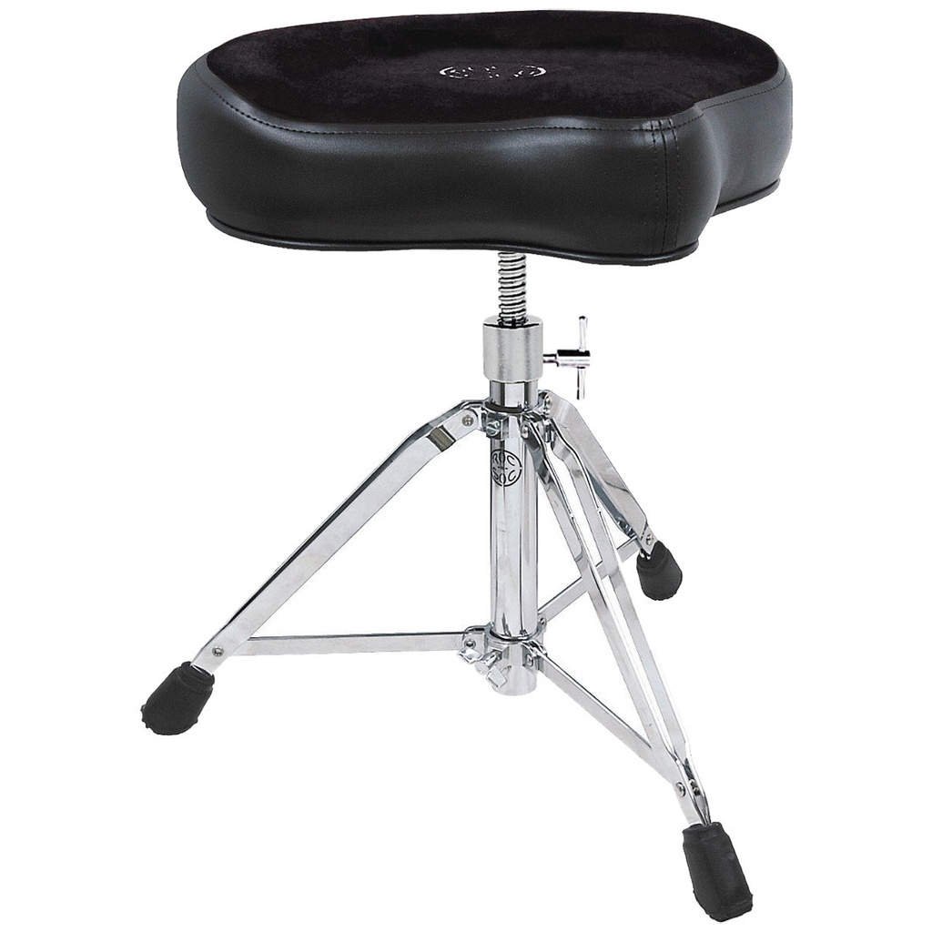 Roc-n-Soc Manual Spindle Drum Throne with Original Seat in Black