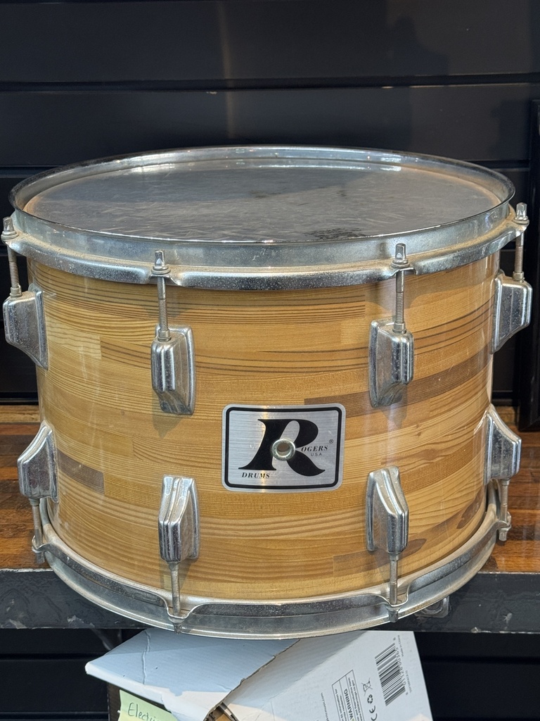 Rogers "Big R" 10" x 14" Tom - Butcher Block 1970's