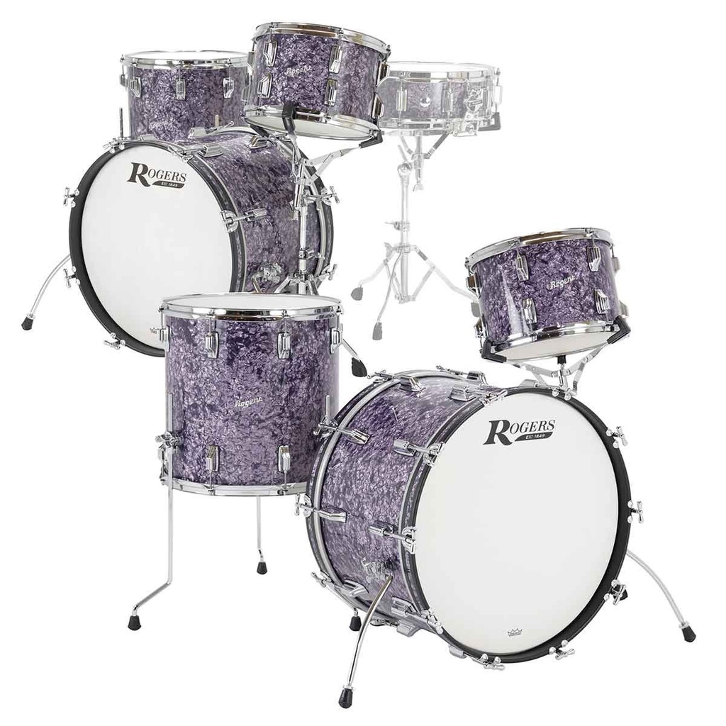 Rogers Cleveland 3-Piece Drum Set - 13/16/22"  in Purple Diamond Pearl (CLE0322HXPDP)