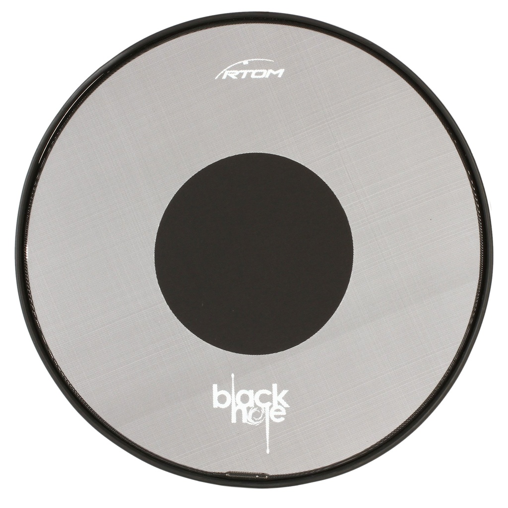RTOM 22" Black Hole Snap-On Bass Drum Practice Pad