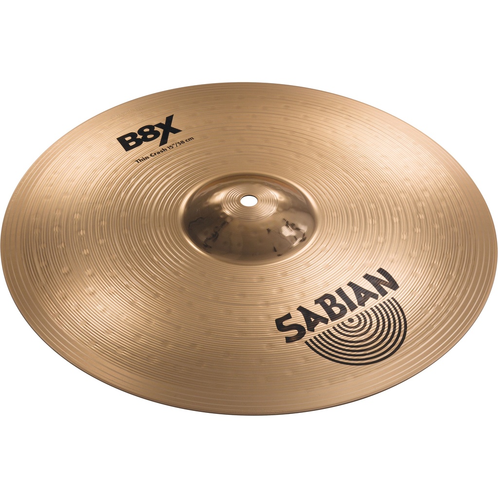 Sabian 15" B8X Thin Crash Cymbal