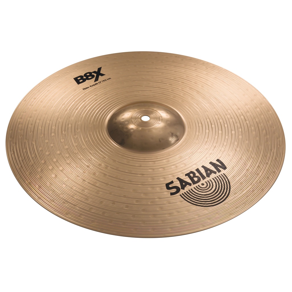Sabian 17" B8X Thin Crash Cymbal