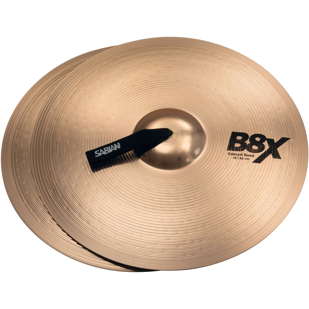 Sabian 18" B8X Concert Band Crash Cymbal Pair