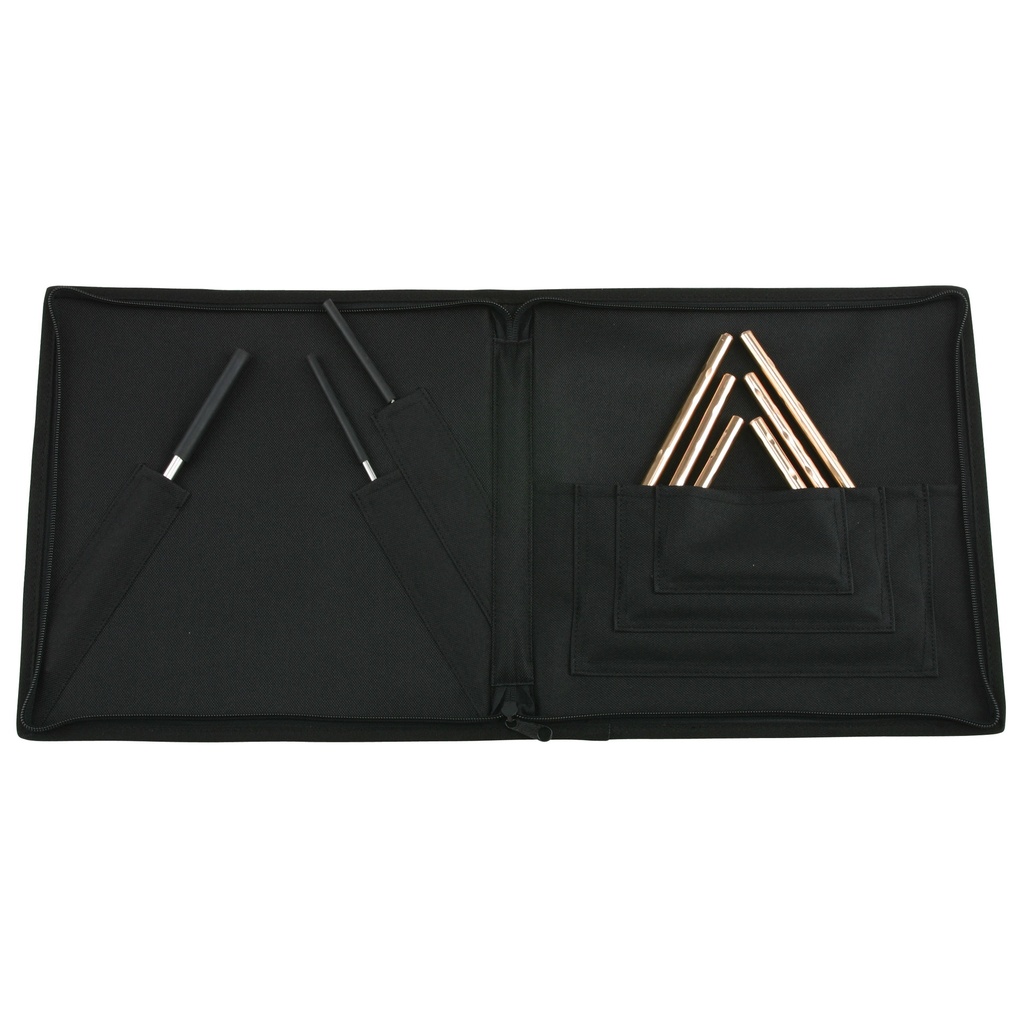 Sabian Hammered Triangle Striker & Case Set