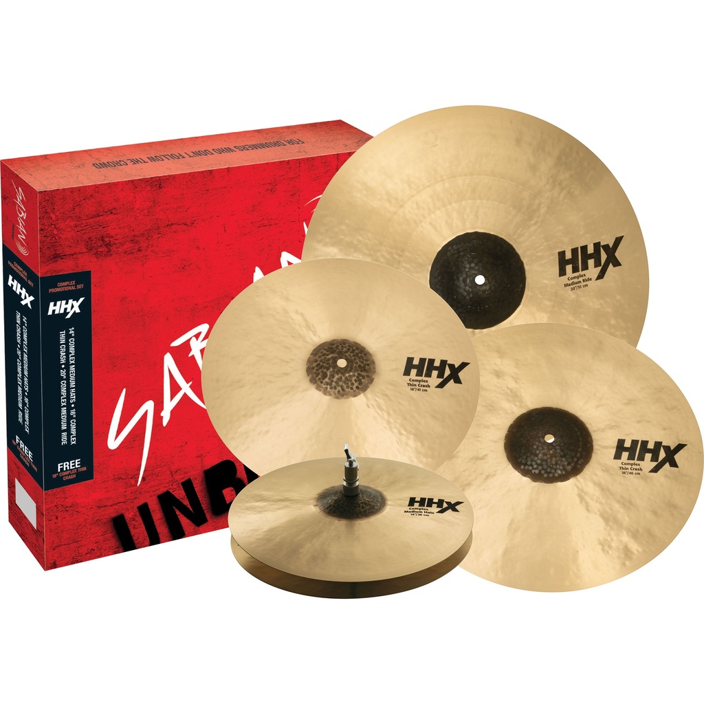 Sabian HHX Complex Promotional Cymbal Box Set