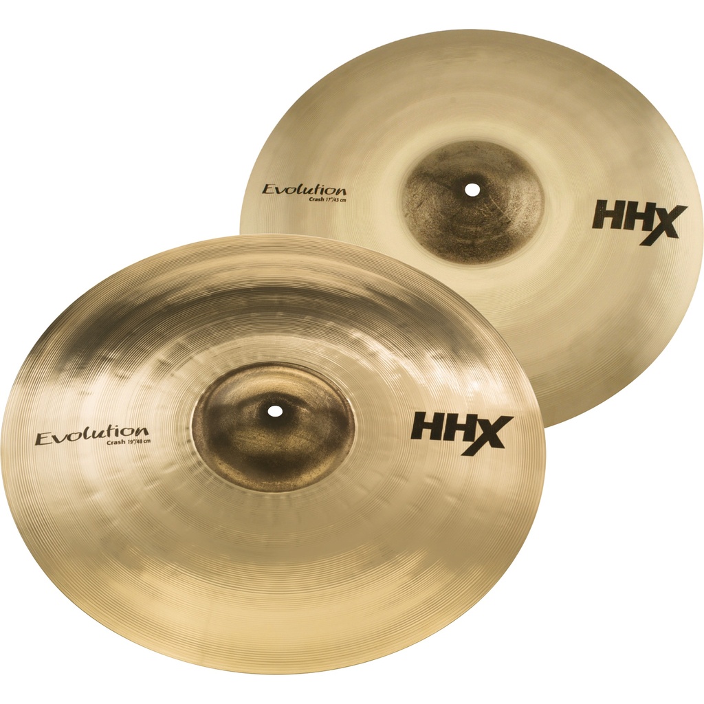 Sabian HHX Evolution Crash Cymbal Box Set (17C-19C)