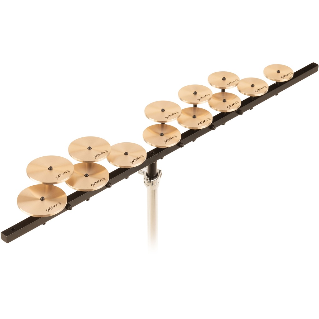 Sabian High Octave Crotale Set with Bar and Stand