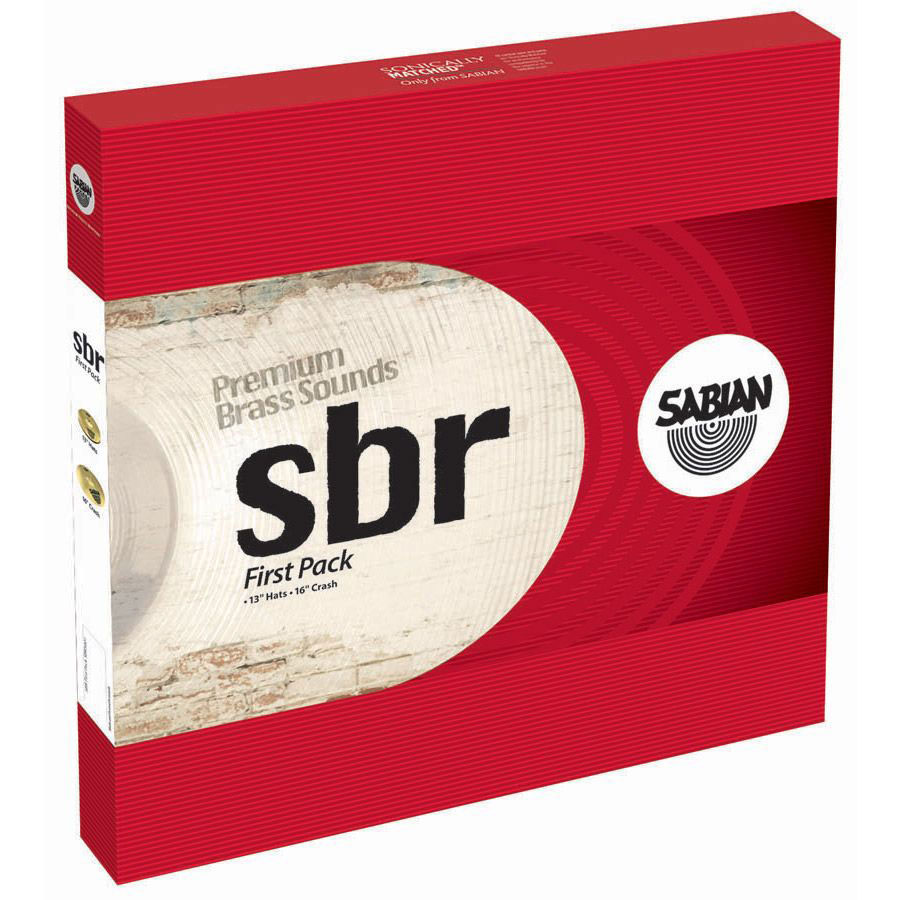 Sabian SBR First Pack Cymbal Box Set (Hi Hats Crash)