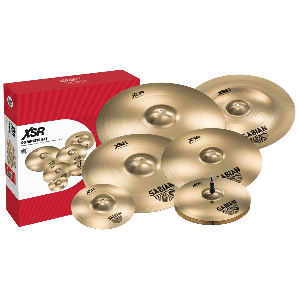 Sabian XSR Complete Box Set (14H-16C-18C-20R-10SP-18CH)