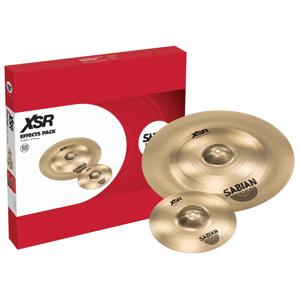 Sabian XSR Effects Pack Box Set (10SP-18CH)