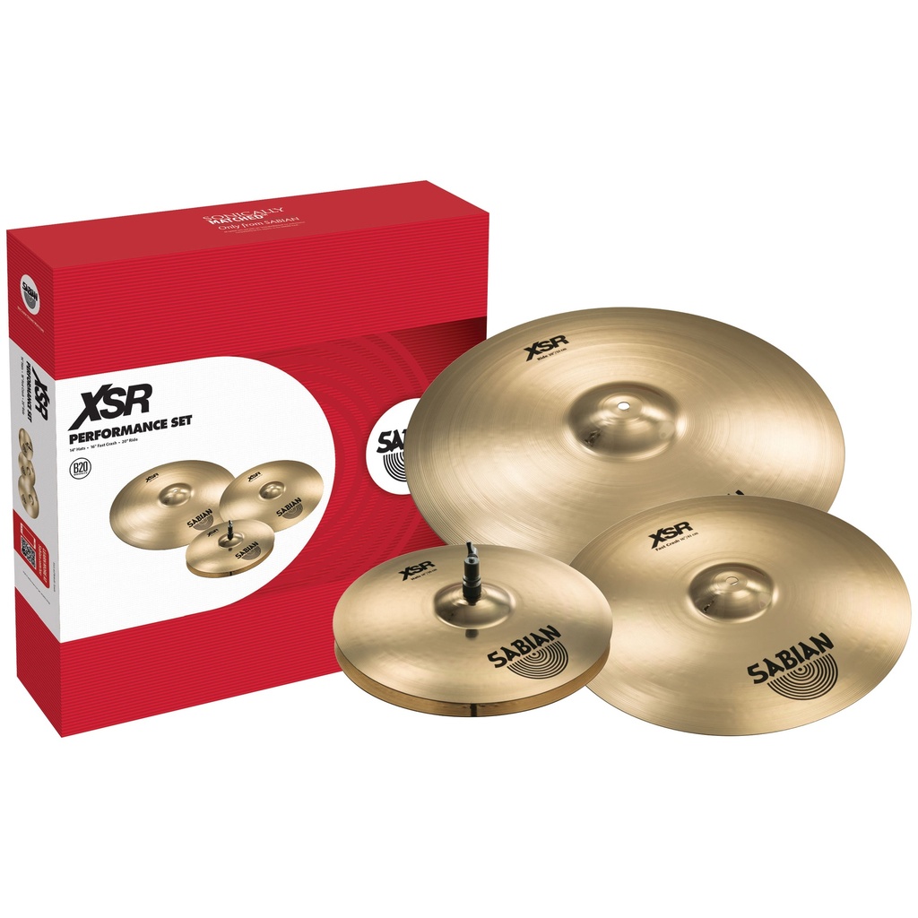 Sabian XSR Performance Box Set (14H-16C-20R)