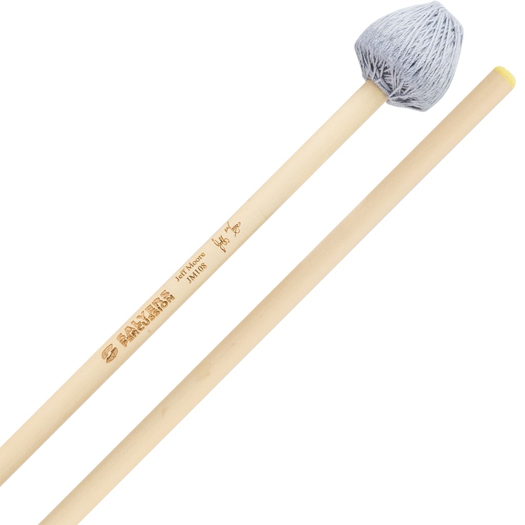Salyers Percussion Jeff Moore Hard Vibraphone Mallets w/ Rattan Handles