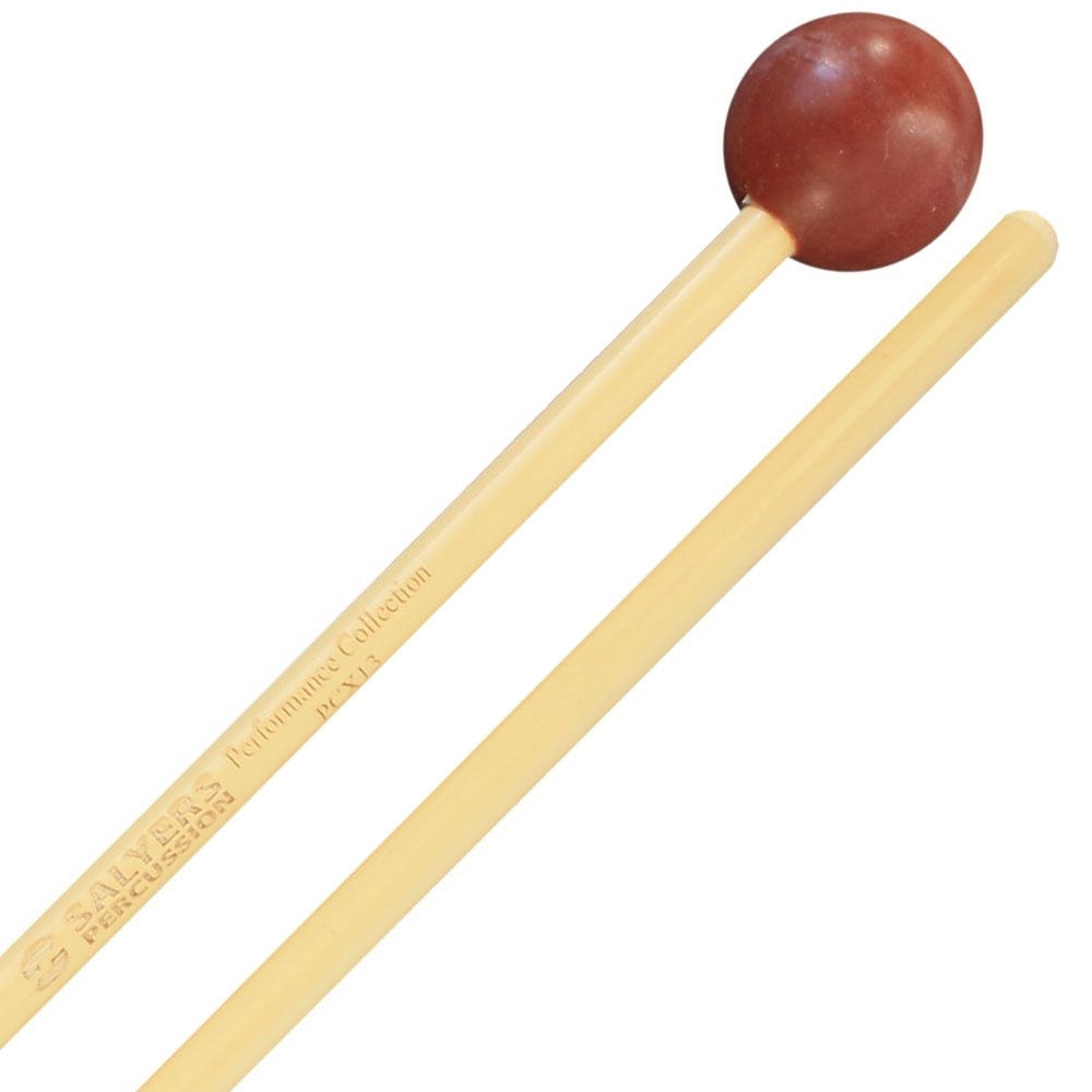 Salyers Percussion Performance Collection 1 1/8" Brown Poly Xylo/Bell Mallets