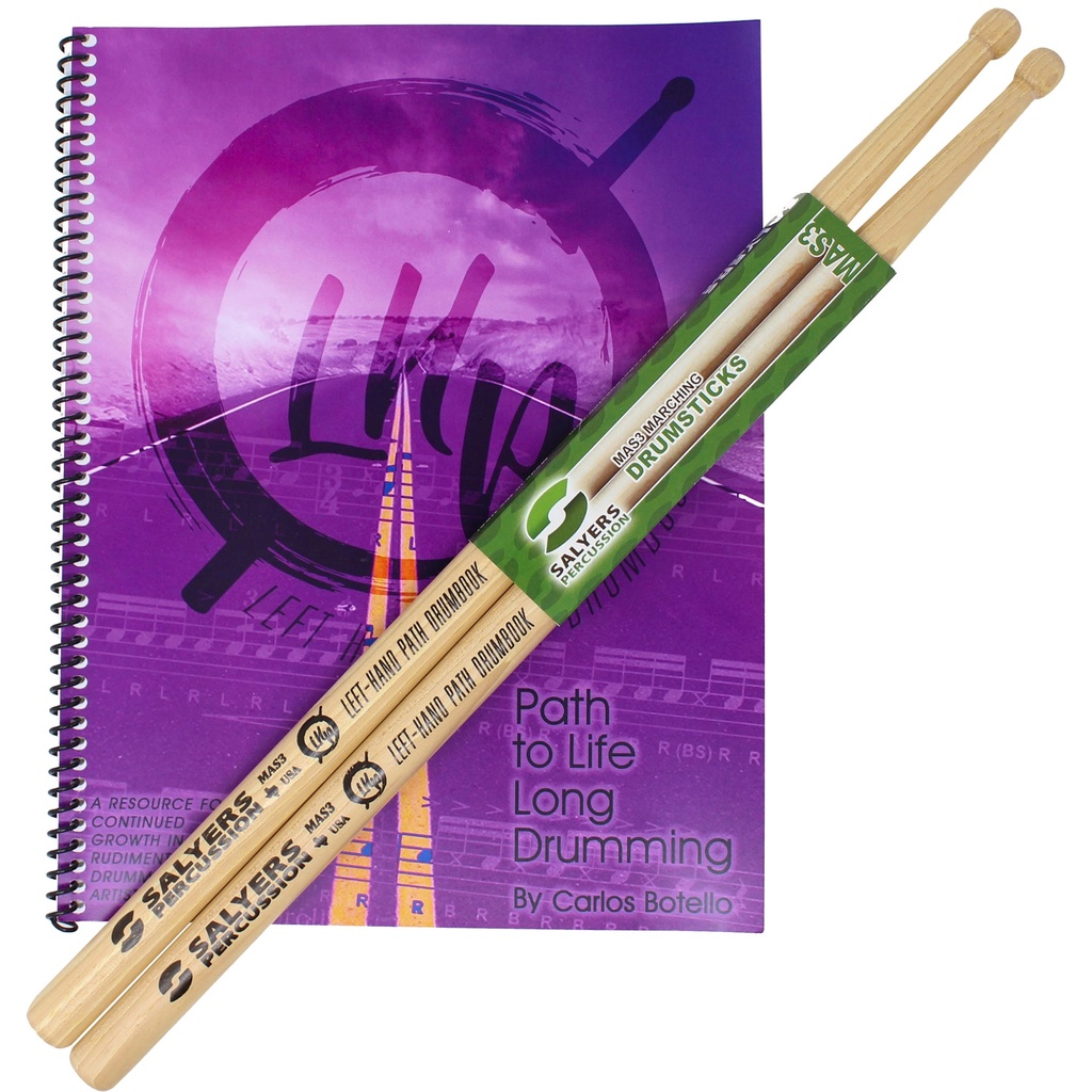 Salyers Percussion Stick Book Combo Pack (Path to Lifelong Drumming & MAS3's)