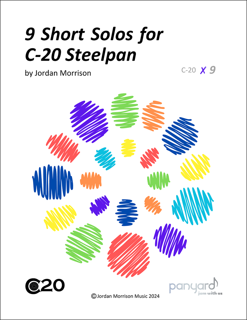 Short Solos for C-20 Steelpan - 9 Solos