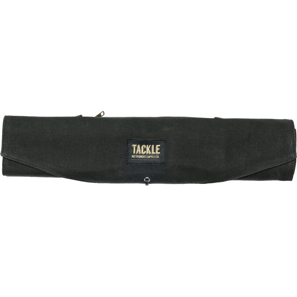 Tackle Instrument Supply Co. Black Waxed Canvas Roll Up Stick Bag