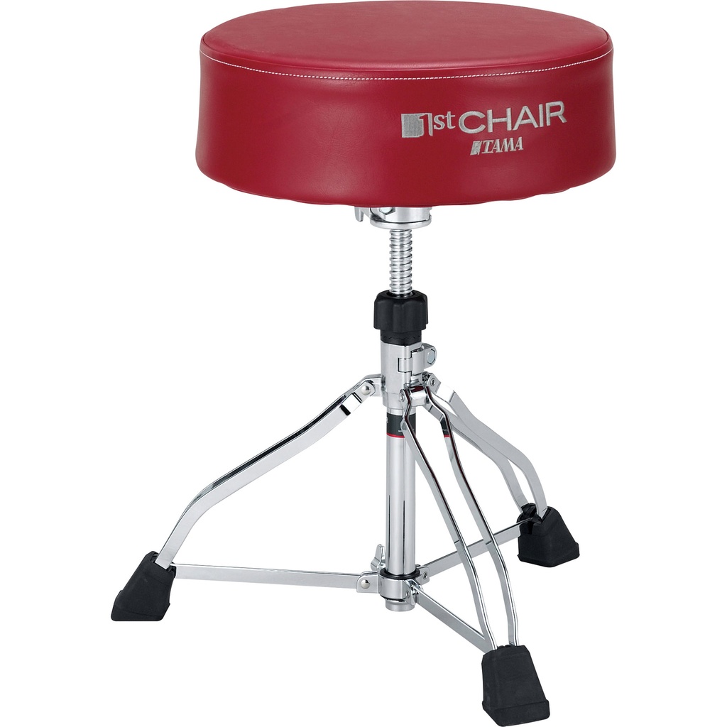 Tama 1st Chair Round Rider XL Trio Drum Set Throne in Red
