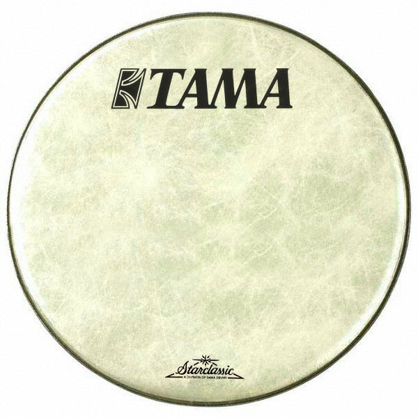 Tama 22" Starclassic White Fiber Logo Head