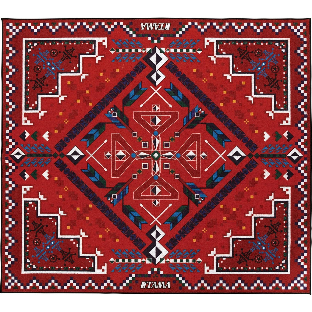 Tama 72" x 80" Southwestern Pattern Drum Rug