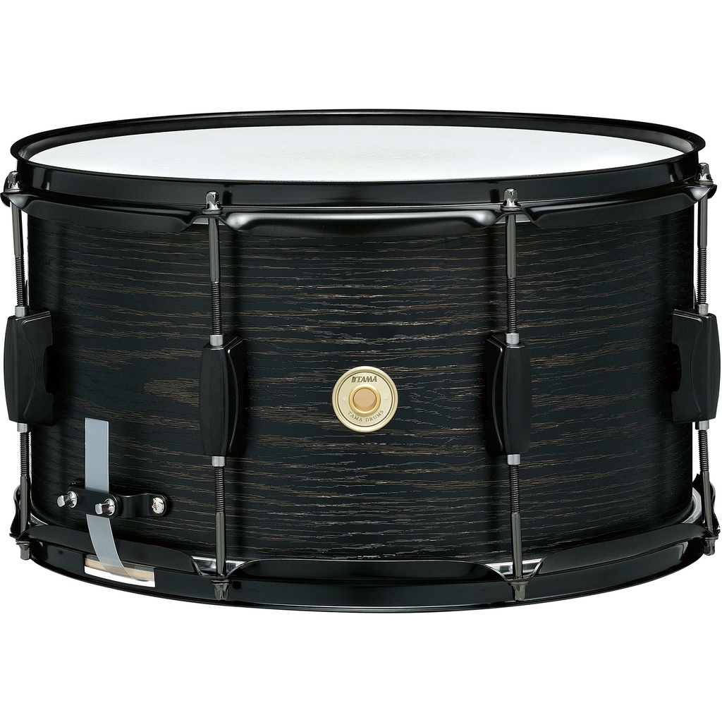Tama 8" x 14" Woodworks Poplar Snare Drum in Black Oak Wrap