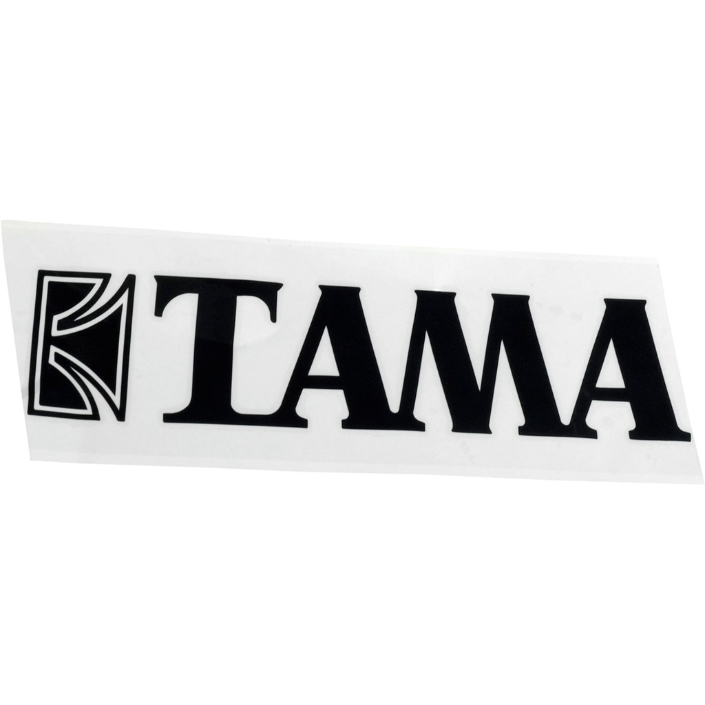 Tama Black Logo Decal for 14" - 22" Bass Drums