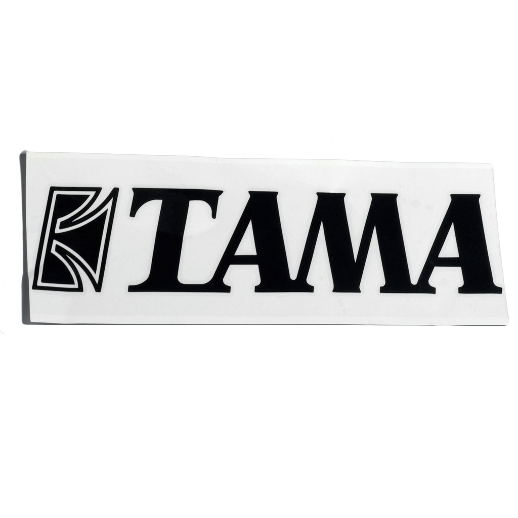 Tama Black Logo Decal for 24" - 30" Bass Drums