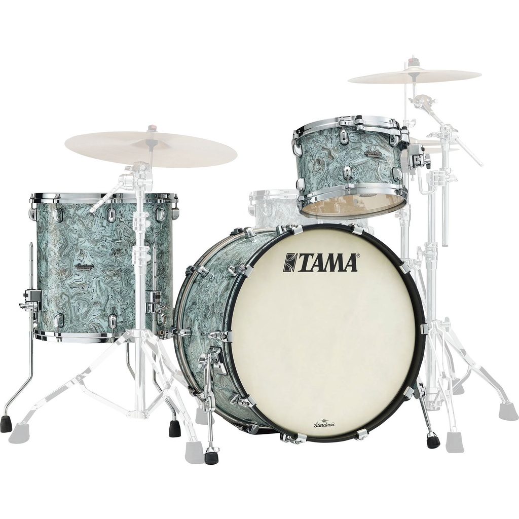 Tama Sky Blue Swirl Chrome